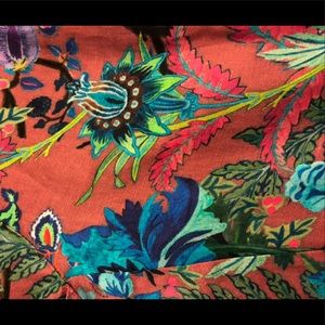 H&m printed linen trousers